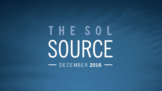 The SOL SOURCE, December 2016